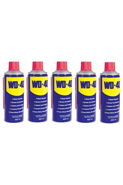 Genel Markalar Wd-40 400 Ml Çok Amaçlı Pas Sökücü Ve Yağlayıcı Sprey 5 Adet