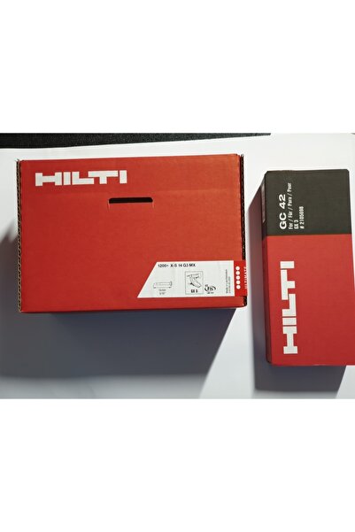 Hilti Gx3 1200 Lük Çivi 14 Mx + Gc 42 Gaz