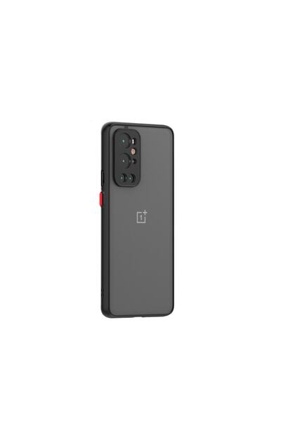 Microcase Oneplus 9 Pro London Serisi Sert Kılıf - Buzlu Siyah
