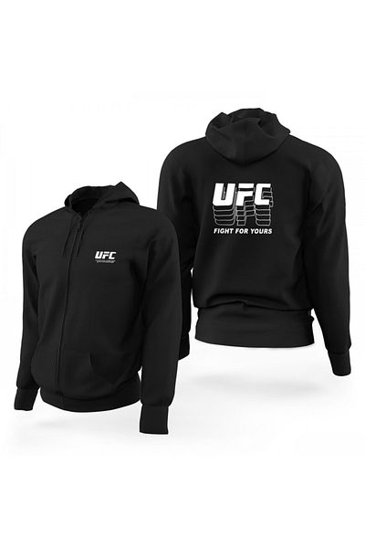 Z zepplin Φούτερ με κουκούλα Ufc Fight For Yours Limited Edition