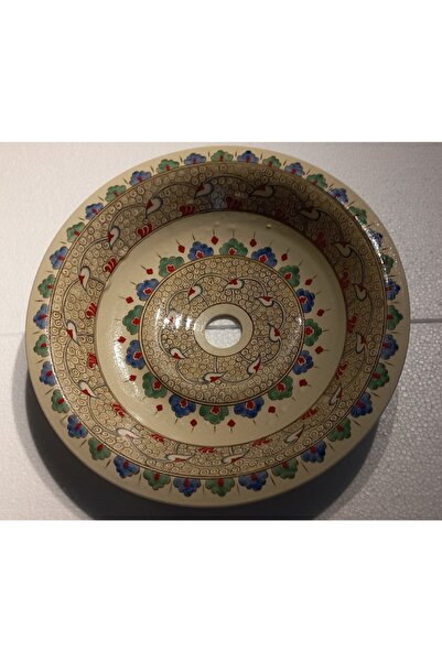 Kütahya Çini Eskitme Porselen Lavabo Eskitme 61