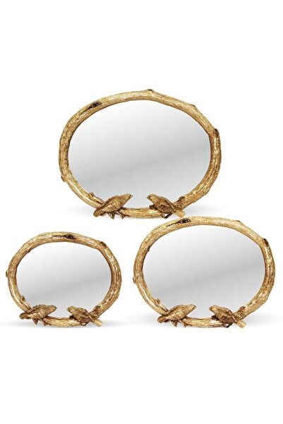 Selim Kuşlu 3'lü Ayna Altın