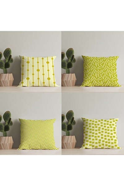 LadiesHome 4 bucăți de huse pentru perne digitale cu design special, cu două ...