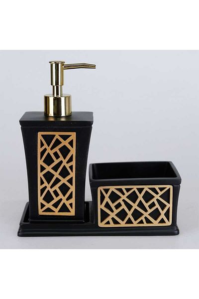 Selim Дозатор за течен сапун Black Gold - Mirage Kitchen