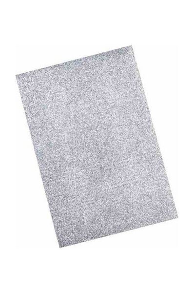 Ticon Glitter Adhesive Eva 20x30 A4 10 Pieces Silver