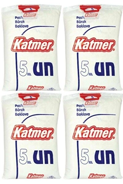 Katmer Sert Buğday Unu 5 Kg 4 Adet ( Toplam 20 Kg )