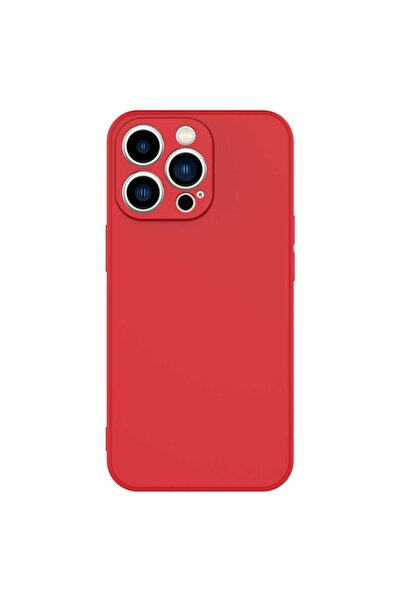 UnDePlus Iphone 13 Pro Max Uyumlu Kılıf Içi Kadife Lansman Kapak Kırmızı