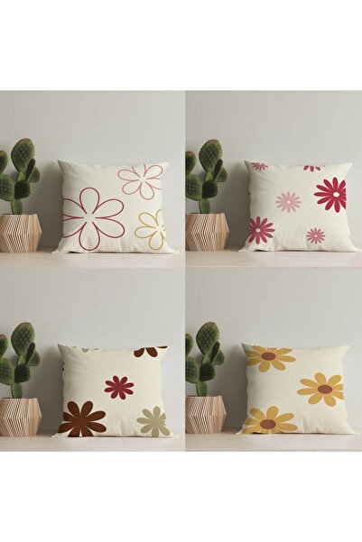 LadiesHome 4 bucăți de huse pentru perne digitale cu design special, cu două ...
