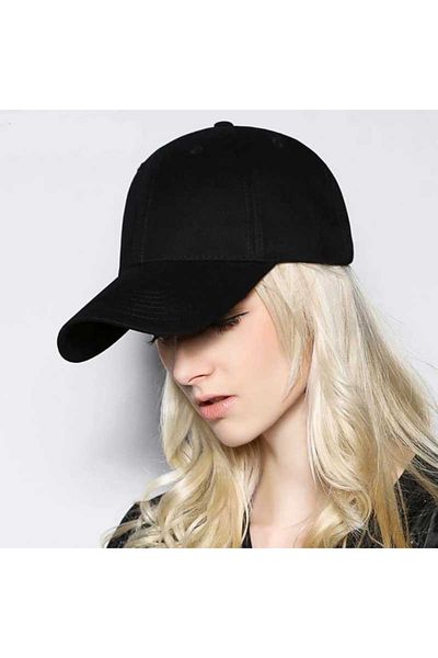 şapkadan Women's Hat Men's Cap Black Baseball Cap Spro Hat Velcro Cap