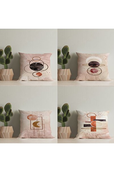 LadiesHome 4 bucăți de huse pentru perne digitale cu design special, cu două ...