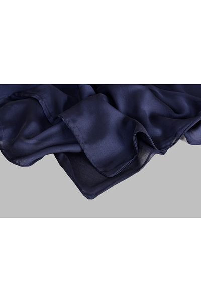 ARMANDA Σάλι Janjan Διπλής Στρώσης - Navy Blue
