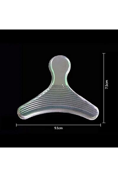 Bunyon Shoe Anti-Knock Heel Protector 2-Piece Silicone T-Shaped Non-Slip