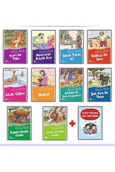 Ata Yayıncılık 1.sınıflar Için Binbir Gece Masalları + Kitap Okuma Not Defteri