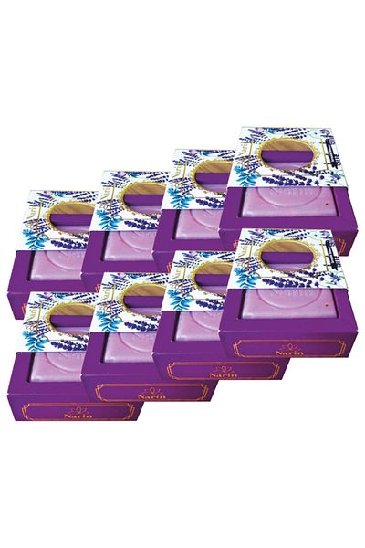 Narin Lavender Floral Beauty, Skin Care and Bath SoapGift, 8 Pieces in Very Stylish Box