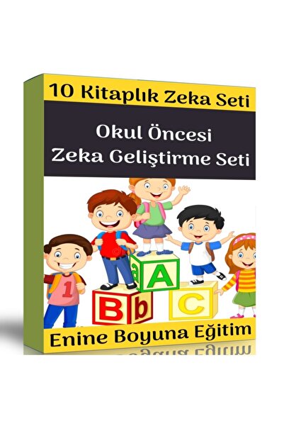 Enine Boyuna Eğitim مجموعة تطوير الذكاء في مرحلة ما قبل المدرسة (10 كتب)