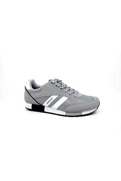 Lescon Boston Gri Erkek Sneaker Ayakkabı