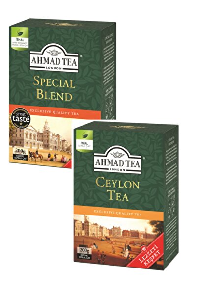 Ahmad Tea Special Blend 200 Gr Ve Ceylon 200 Gr Dökme