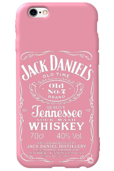 WANNA PROTECT iPhone 6 6S Pink Color Premium Velvet Inside Whiskey Patterned ...