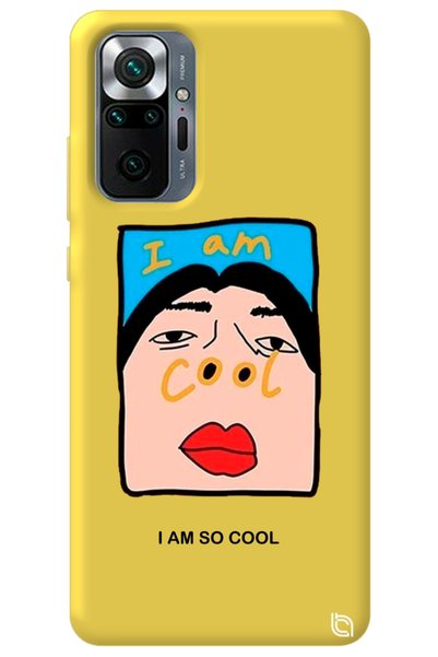 WANNA PROTECT Xiaomi Redmi Note 10 Pro Yellow Color Premium Velvet Inside Coo...
