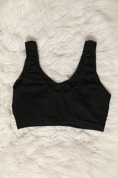 julude Sutien cu jumatate tanc din bumbac pentru femei Liza negru