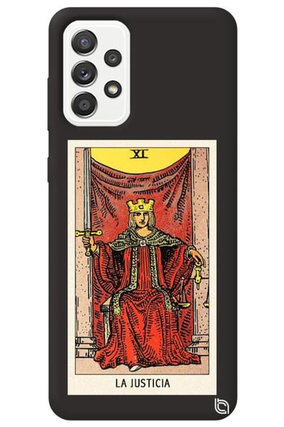 WANNA PROTECT Samsung Galaxy A72 Black Color Premium Velvet Inside Tarot Just...