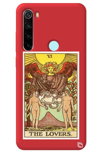 WANNA PROTECT حافظة هاتف من السيليكون لهاتف Xiaomi Redmi Note 8 باللون الأحمر...