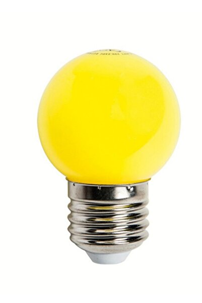 usin Sarı Işık Enerji Tasarruflu Renkli Led Gece Lambası Ampulu