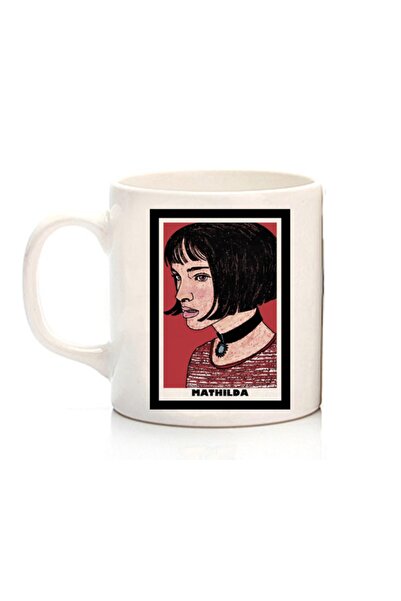 ART HEDİYE كوب مطبوع عليه صورة ماتيلدا على الجانبين
