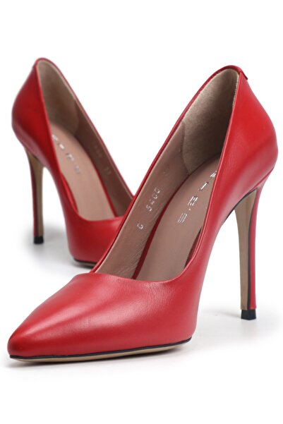 OZ DOROTHY Kırmızı Deri Stiletto