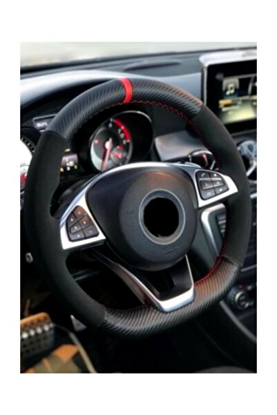 gürler oto kılıf ve aksesuar Renault Megane 2 Uyumlu Kırmızı Yüzüklü Nubuk Ka...