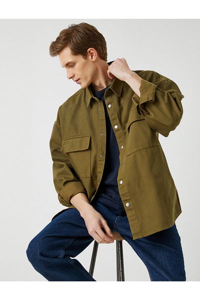 Koton Μπουφάν Gabardine Shirt