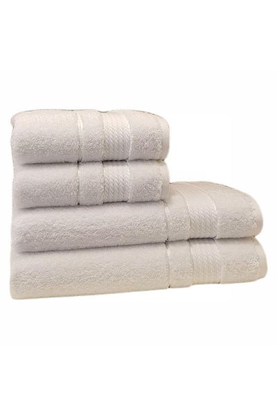 Özdilek Bathroom Turkish Bath Set Trendy White-white