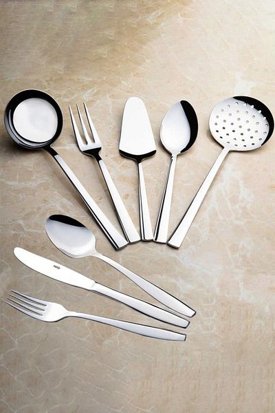 Nehir Sahra Sade 77 Piece Fork Spoon Knife Serving Set Special Series