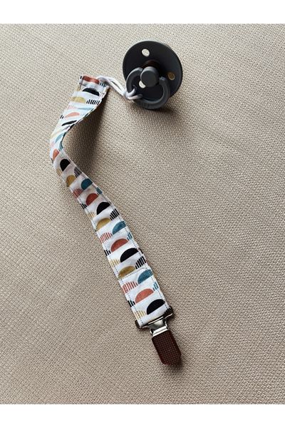 GOER STORE Gokkusagi Tones Cotton Fabric Pacifier Strap