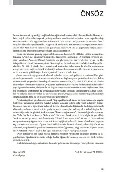Nobel Tıp Kitabevleri Çekirdek Eğitim Programı Çerçevesinde Temel Insan Anatomisi 2.baskı