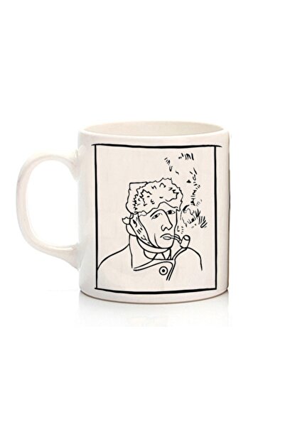 ART HEDİYE رسم كوب فنسنت فان جوخ مطبوع على الجانبين