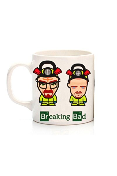 ART HEDİYE Breaking Bad Walter And Pinkman Cartoon Two Sided Printed Mug