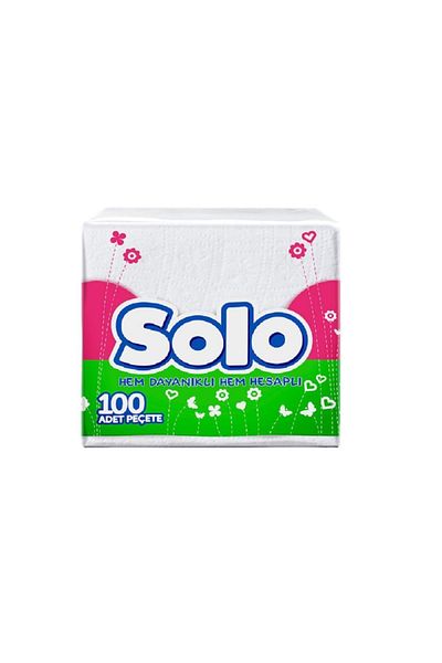 Solo Napkin 100 Pieces Paper Napkin Category