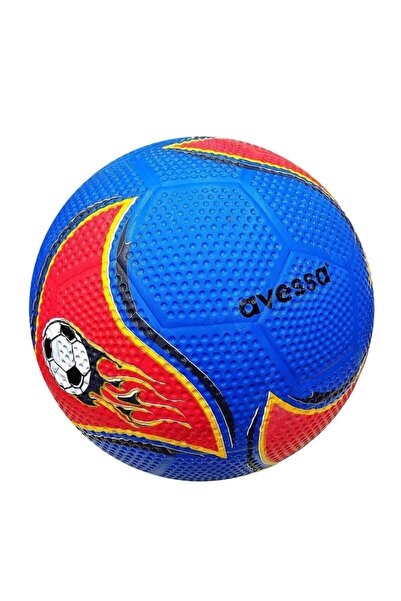 AVESSA Bordo Mavi Dikişsiz Kauçuk Futbol Topu 382 Gr No 5 Maç Topu Saha Topu ...