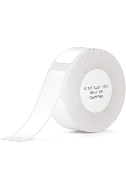 NiiMbot D11 Çok Amaçlı Etiket 15x50mm Beyaz (130 ADET) Yırtılmaz, Sudan Ve Ya...