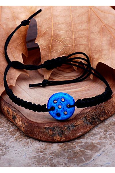 Nev Tasarım 7 Eye Syriac Evil Eye Bead Bracelet