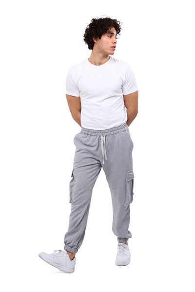 AUST JEANS Ανδρικά ρούχα Aust Loose Fit Cargo Pocket Style Ανδρικά Φούτερ