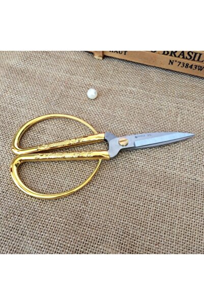 Ritzz Vintage Sewing Scissors with Gold Color Motif 15cm