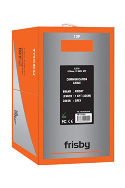 FRISBY FR-Cat601 Cat6 23AWG Network Kablo 305 Metre
