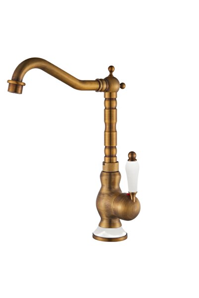 Fause Rustic Sink Faucet Vintage Antique Antique Kte100-a