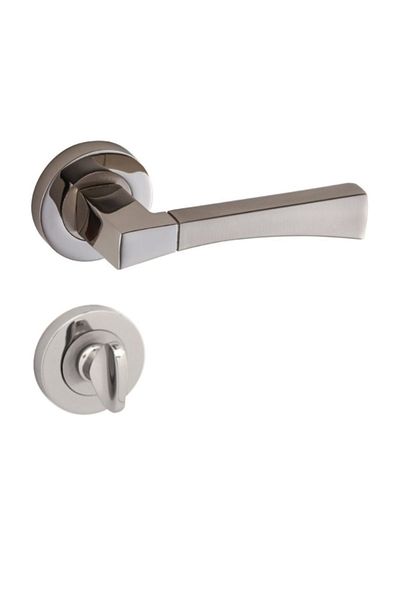 ARON Tuğra Badge Nickel Satin (bathroom-WC) Door Handle
