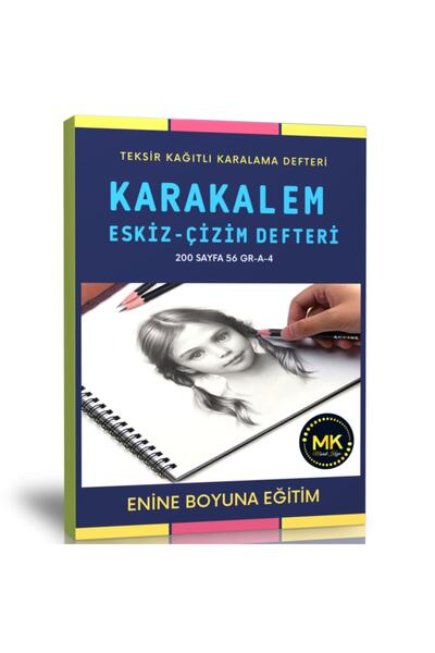 Enine Boyuna Eğitim كتاب رسم ورسم بالقلم الرصاص