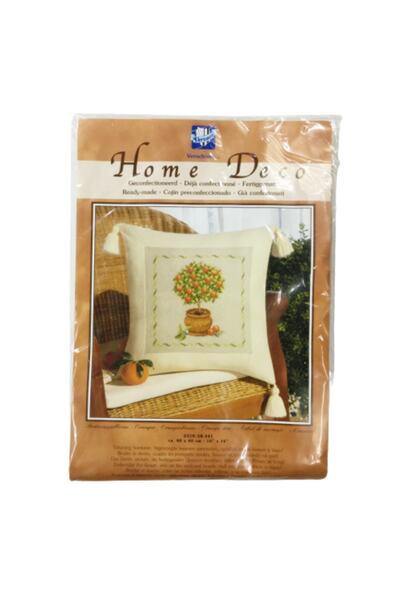 EleganTShoP Kit de broderie cu punct în cruce Vervaco Yastık Etamin 2310/28.441