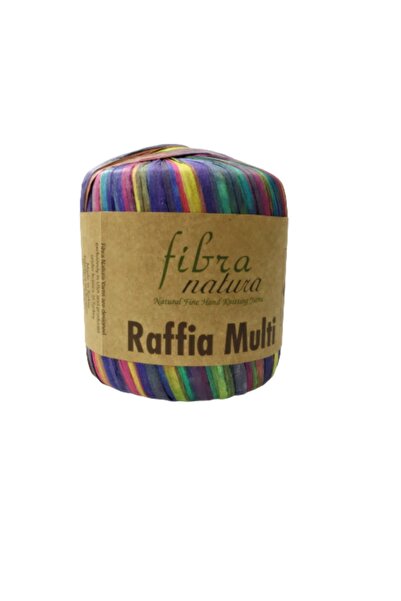 Fibra Natura Himalaya Raffia Multi - Rafya Şapka Çanta Kağıt Ip