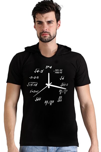 ROCKANDROLL What Time Is It Tricou pentru bărbați cu mânecă scurtă cu glugă n...